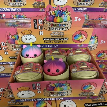 RAGE - Squishy Bun Dumplings STORE - UNICORN EDITION (8,5 x 8,5 x 7,5 cm) (12 stk.)