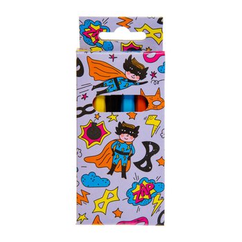 6-delers Fargeblyantsett - Superhero (24 stk)