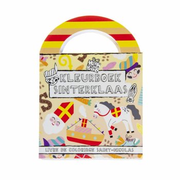 Sm&aring; Sinterklaas Fargeb&oslash;ker med Klistremerker (48 stk.)