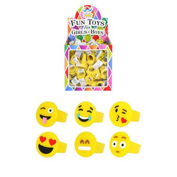 Barneringer modell: Smiley i display (156 stk.)