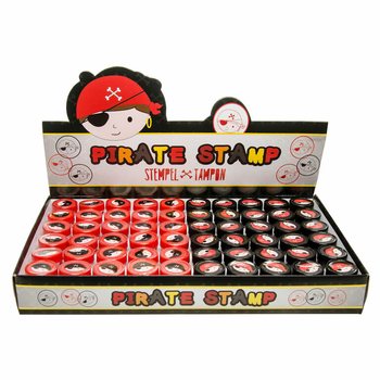 PIRAT STEMPLER I DISPLAY (60 stk.)