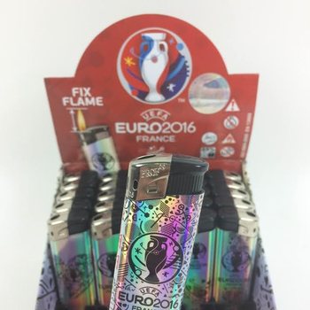 UEFA EURO 2016 Elektriske lightere i display - 50 stk (Siste sjanse)