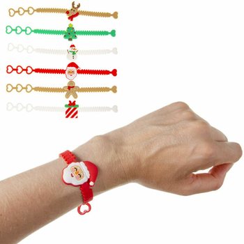 Julesilikonarmb&aring;nd for barn (12 stk.)