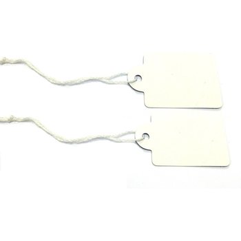 Smykkeetikett Miss Moneypenny - M&aring;l 3x2,5 cm (100 stk.)