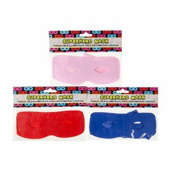 SUPERHELT MASKE - MIKS FARGER (24 stk.)