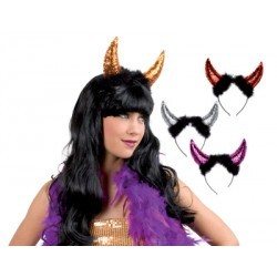 Djeveldiadem med Glitter (6 stk.)
