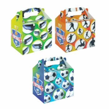 Menuboks – FOTBALL – 14 x 9,5 x 18 cm (24 stk.)