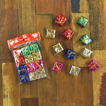 Mini Julegavedekorasjoner (12-pakning)