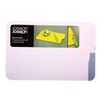 JOSEPH JOSEPH - SLICE & STORE SKJ&AElig;REFJ&Oslash;L MED INTEGRERT KNIV (1 stk.)