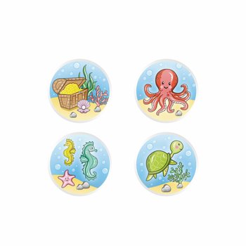 MIX SEA LIFE / HAVDYR - SPRETTEBALLER Ø3.3 cm (100 stk.)