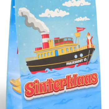 Sinterklaas / Sankt Nikolaus Gaveposer i Papir - 16x8x22 cm (12 stk.)
