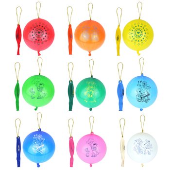 PUNCHBALLONGER MED STRIKK MIX (50 stk.)