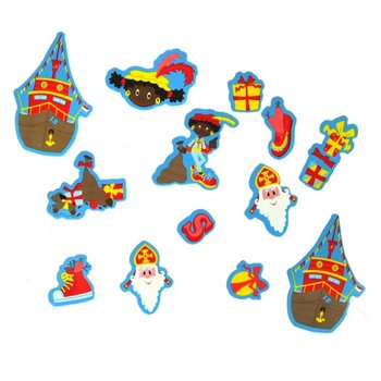 60 Sinterklaas & Piet Skumklistremerker (3 sett)