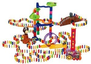 PLAYGO - Deluxe Dominosett med Dominotog - 500 Deler