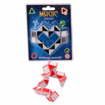 MAGIC SNAKE - 3D PUSLESLANGE PÅ KORT (24 stk.)