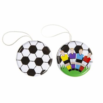 Fotball-jojoer i metall (24 stk.)