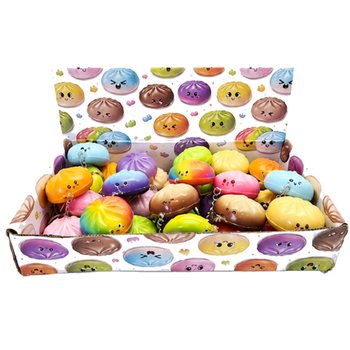 RAGE - SQUISHY DUMPLING N&Oslash;KKELRINGER - MIX FARGER - I DISPLAY (24 stk.)