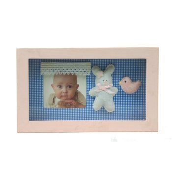 3D fotoramme i tre for barnerom - Modell 3 (6 stk.)