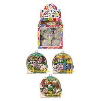 Fiskedam Mini Flipperspill Bondegårdsdyr i Display (108 stk.)
