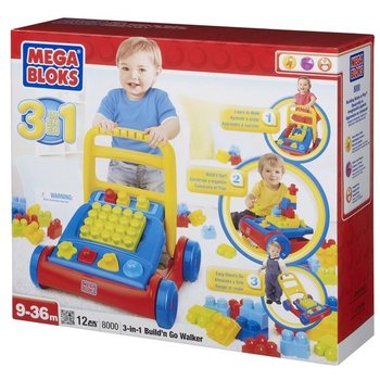 MEGA BLOKS 3-i-1 Build'n Go Walker G&aring;vogn - 8000