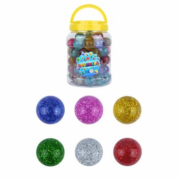 Glitter Sprettballer Ø3.3cm (72 stk)