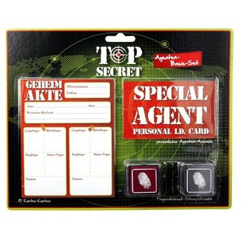 TOP SECRET – SPESIALAGENT, FINGERAVTRYKKSETT (12 stk.)