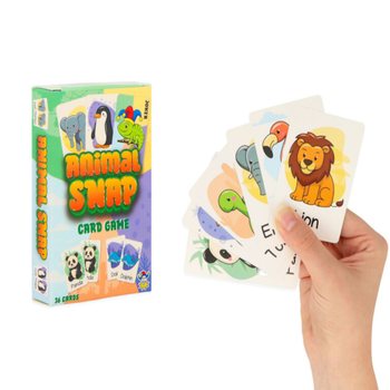 ANIMAL SNAP KORTSPILL - DYREKORTSPILL MED 36 KORT - I DISPLAY (12 STK)