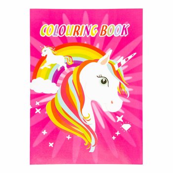 Unicorn Malebok A4 med Klistremerker (12 stk.)