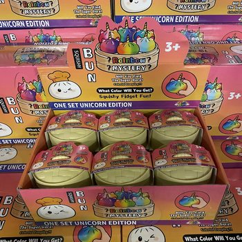 RAGE - Squishy Bun Dumplings STORE - UNICORN EDITION (8,5 x 8,5 x 7,5 cm) (12 stk.)