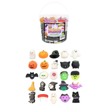 MIX HALLOWEEN SQUISHY-FIGURER I B&Oslash;TTE (25 stk.)