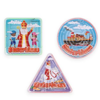 SINTERKLAAS Labyrint T&aring;lmodighetsspill i Display (96 stk.)