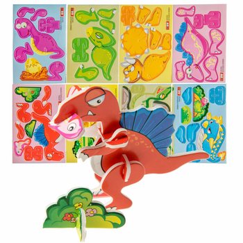 3D Dinosaurpuslespill (48 stk.)