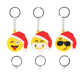 JULE-SMILEY N&Oslash;KKELRINGER (12 stk.)