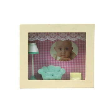 3D FOTORAMME I TRE TIL BARNEROM - MODELL 2 (6 stk.)
