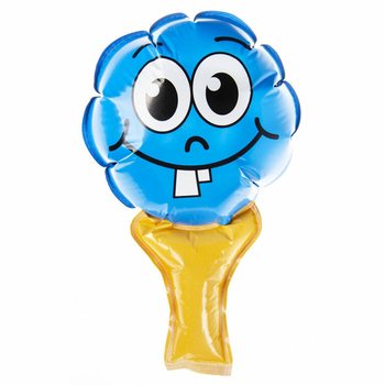 SELVOPPBL&Aring;SBARE SMILEY H&Aring;NDBALLONGER (48 stk.)