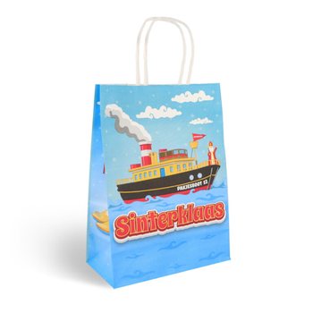 Sinterklaas / Sankt Nikolaus Gaveposer i Papir - 16x8x22 cm (12 stk.)