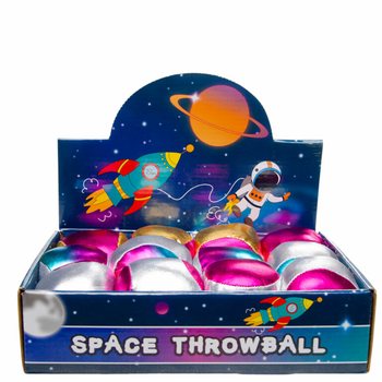 PLYSJ METALLISK KASTEBALL - SPACE (12 stk.)