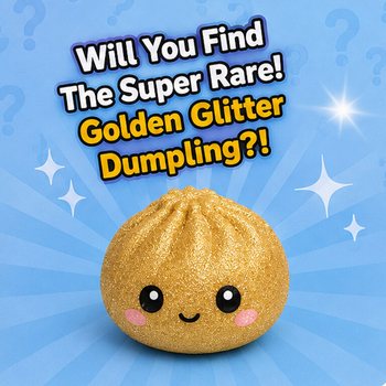 RAGE - Squishy SUGAR EDITION Bun Dumplings STOR (8.5 x 8.5 x 4.8 cm) - Viral 2026 Fidget Toy (12 stk.)