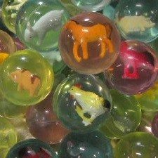 SPRETTEBALLER MED DYR 4,5 cm (50 stk.)