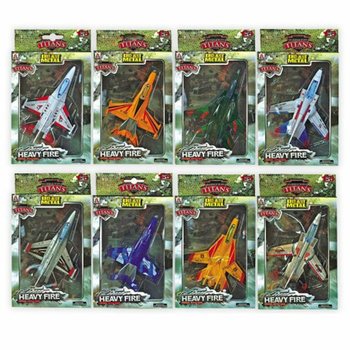 F16 Fly i Die-Cast Metall (6 stk.)
