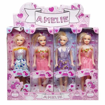 AMELIE DUKKER I DISPLAY (12 stk.)
