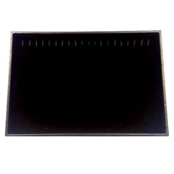 Displayboks for Armb&aring;nd/Halskjede Sort Fl&oslash;yel (1 stk.)