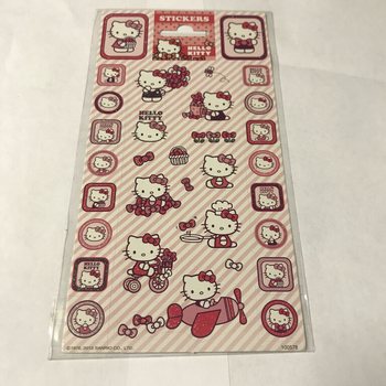 KLISTERMERKER HELLO KITTY - 20 x 10 cm (10 stk.)