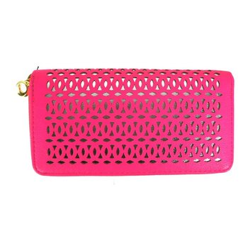 Neonrosa Lommebok Ibiza-look (1 stk.)