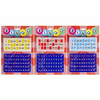 Bingo-legesett p&aring; kort (6 stk.)