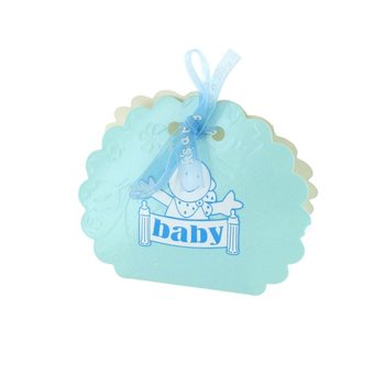 Gaveesker til fødsel / baby shower - Blå (12 stk.)