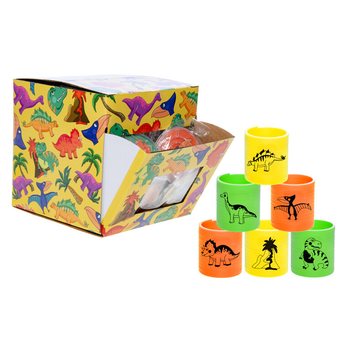 Dinosaur Spiraler i Display (60 stk)
