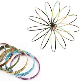 **RAGE 2018** Magic Rings / Flow Rings - Kinetisk 3D Magic Ring - MULTI COLOR | P&Aring; KORT (10 stk.)