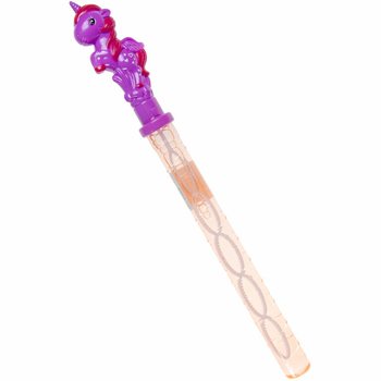 STOR UNICORN / ENHJ&Oslash;RNING S&Aring;PEBOBLE STAV 38 cm I DISPLAY (24 stk.)
