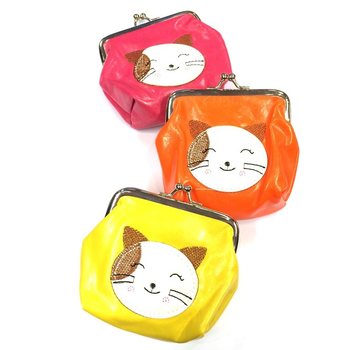 Barne Lommebok Mix Farger Katt (6 stk)